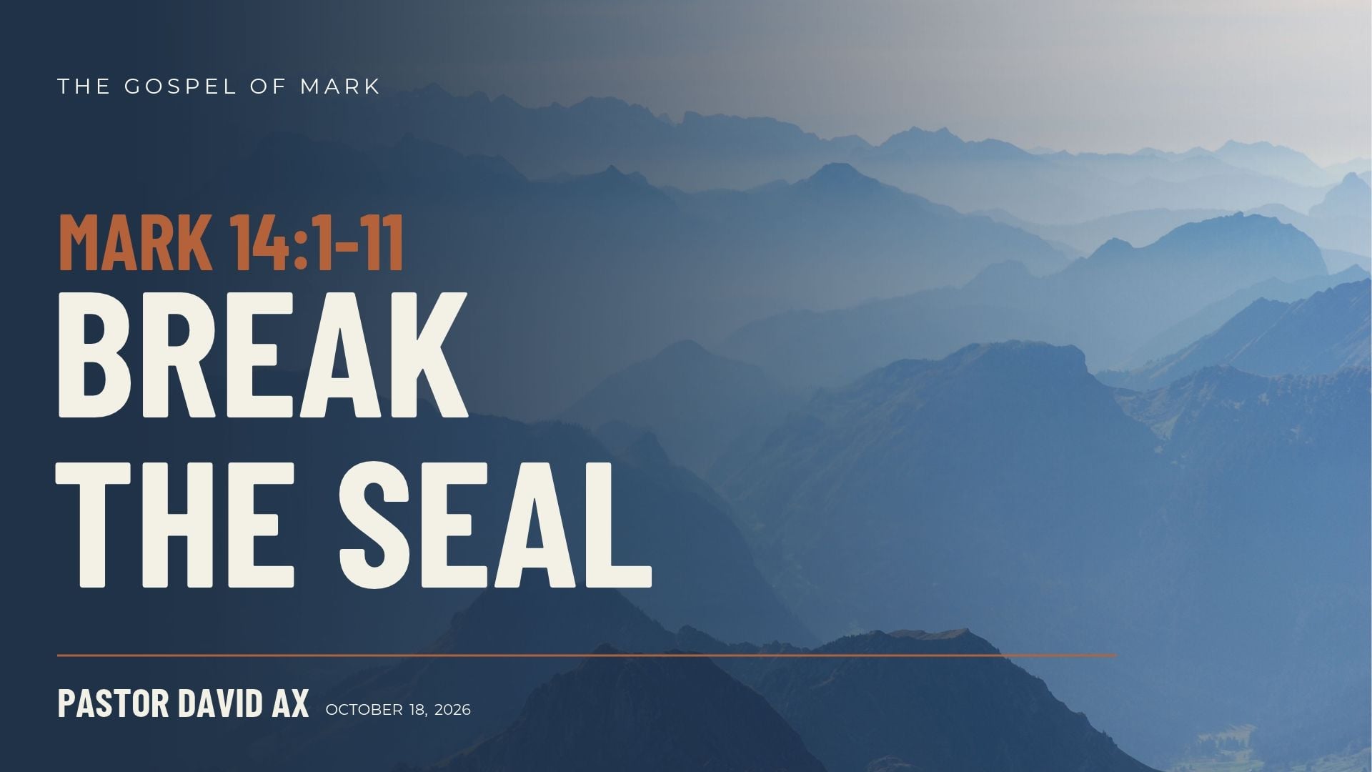 Mark 14:1-11 | Break The Seal